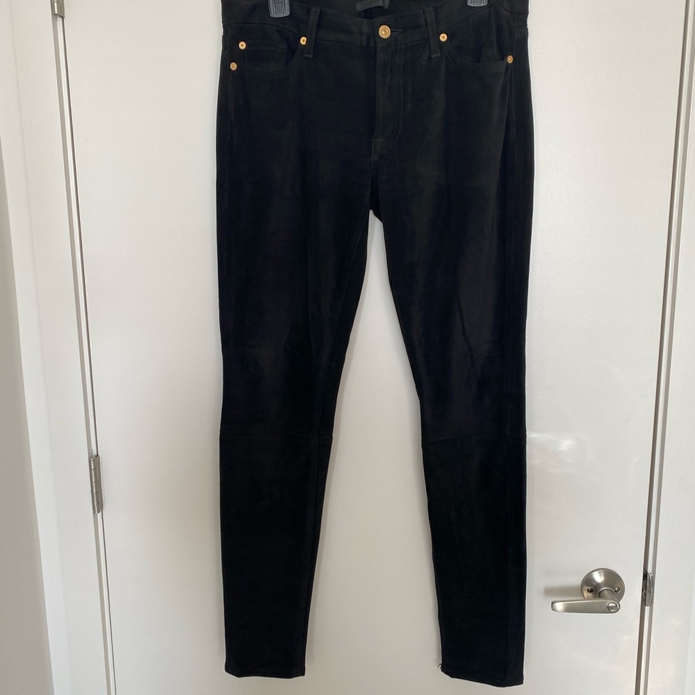 7 For All Mankind Women's Soft Black Jeans - Size 31 (size 12)